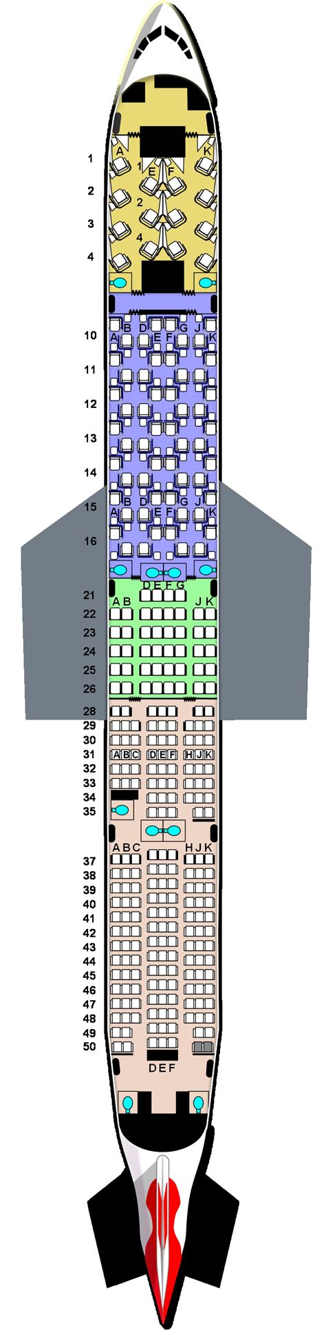 ba 777 seat map|Seat map of British Airways Boeing 777.